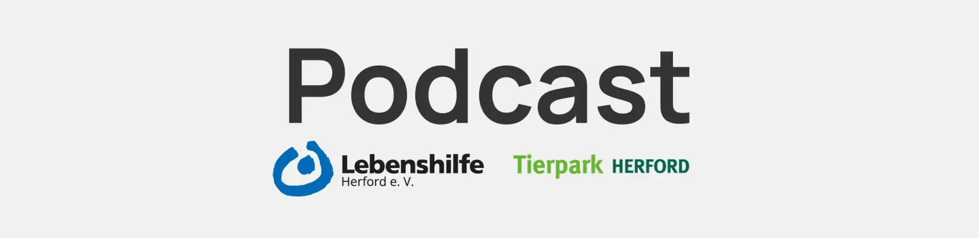Podcast-Projekt der Lebenshilfe Herford und des Tierparks Herford, produziert von der Design und IT Agentur aus Herford – snutig.